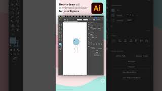 Drawing a lipid bilayer in Adobe Illustrator  Easy tutorial  adobe illustrator tutorial howto [upl. by Maribelle]