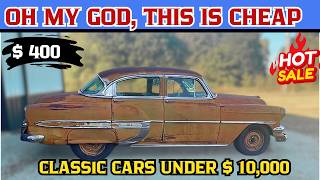 Classic cars for sale under 5000  10000 cheapclassiccars classiccars [upl. by Nylirehc]