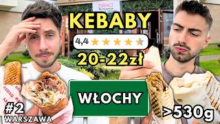 2 TEST KEBABÓW NA WARSZAWSKICH WŁOCHACH  Czy jest tu coś dobrego [upl. by Yehsa115]