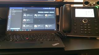 C450HD Native MicrosoftTeams IPphone HowTo  Add speed dial [upl. by Gilburt113]