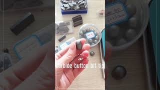 carbide button bit tip YG11c YG8 [upl. by Longan]