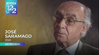 Entrevista a José Saramago sobre el Subcomandante Marcos Pinochet y su novela quotLa cavernaquot 2001 [upl. by Lotson984]