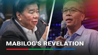 Mabilog reveals alleged 2017 plan to force him to tag Roxas Drilon as drug lords [upl. by Yentruoc908]