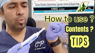 OSIL cream  how to use  Contents  Piles Bawasir ke liye kaunsi best ointment  How apply Osil [upl. by Irab]