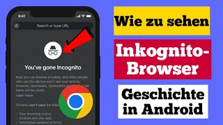 So sehen Sie den InkognitoBrowserverlauf in Android 2023 Chrome IncognitoBrowserverlauf löschen [upl. by Florry]