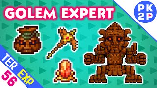 Golem Shiny Stone Picksaw e Set Spectral • Terraria 13 Expert 56 [upl. by Latashia]