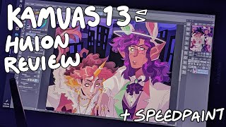 HUION KAMVAS 13 Review  OC Speedpaint [upl. by Mulry170]