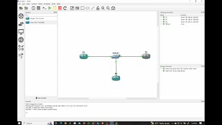 Simple GNS3 Topology Basic Router Configuration [upl. by Eugilegna]