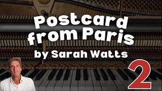 Postcard from Paris by Sarah Watts ABRSM Grade 2 Piano 2025 amp 2026  B15 [upl. by Christis]