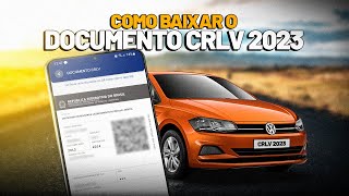 Como BAIXAR o DOCUMENTO DIGITAL do CARRO em 2023 [upl. by Box77]