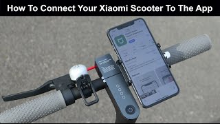 How To Connect To Your Xiaomi Electric Scooter To The Smartphone App [upl. by Dusen]