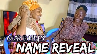 OUR BABYS NAME REVEAL  ANY GUESS TAJIRIS FAMILY [upl. by Anoval]