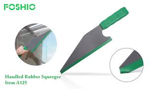 Window Tinting Tool Handled Big Rubber Squeegee Fish Shape Squeegee for PPF Installation [upl. by Ahseenal430]