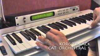 Korg TR Rack Orchestral Sound 1 of 2 [upl. by Zizaludba]