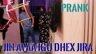 PRANK JINI AYAA IGU DHEX JIRA  UMU AHZAAB IYO HASSAN SOYA OO NAXDIN LA CARARAY KKK [upl. by Stockwell]