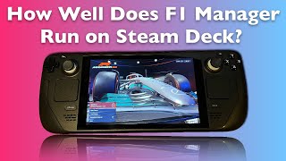 F1 Manager 22 Gameplay On Steam Deck  Full Race [upl. by Quita]