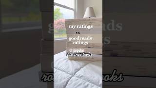 my ratings vs Goodreads onthisday goodreads bookreview bookblogger [upl. by Nehtan]