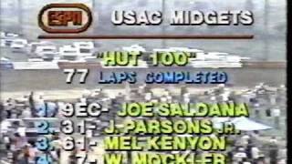 USAC MIDGETS  TERRE HAUTE 1981 LAST 23 LAPS [upl. by Magnien513]