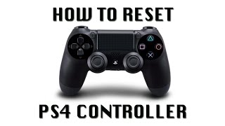 How to Reset PS4 Controller [upl. by Asserac916]