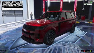 GTA 5  Gallivanter Baller Range Rover Customization [upl. by Doowle]