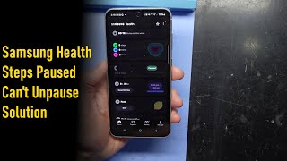 Samsung Health Steps Paused Solution [upl. by Eidur]