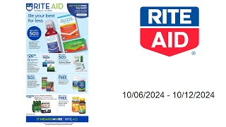 Rite Aid Weekly Ad US  10062024  10122024 [upl. by Nariko]