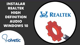 Instalar Realtek High Definition Audio Windows 10 ✔️ [upl. by Aivatahs]