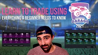 THE BEST PLACE TO FIND AND TRADE ITEMS  ROCKET LEAGUE GARAGE TUTORIAL FOR NEW TRADERS  2021 [upl. by Oderfliw]