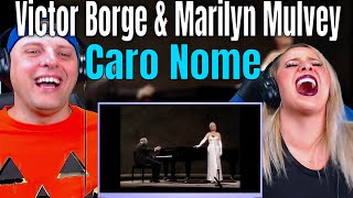 First Time Seeing Victor Borge amp Marilyn Mulvey  Caro Nome sub ita THE WOLF HUNTERZ REACTIONS [upl. by Mingche]