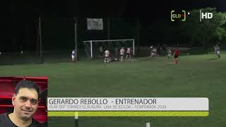 NOTA GERARDO REBOLLO  ENTRENADOR DE ORIENTAL  PLAY OFF CLAUSURA LIGA DE ECILDA [upl. by Grace451]