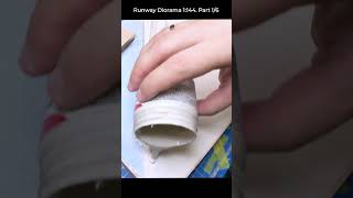 Runway Diorama 1144 Part 1 Making the base diy scalemodels modelaviation [upl. by Amle]