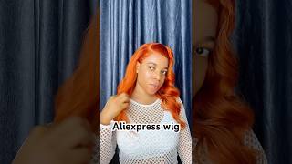 Let’s style this wig from aliexpress aliexpresswig wigstyling wiginfluencer wigs [upl. by Retsim]