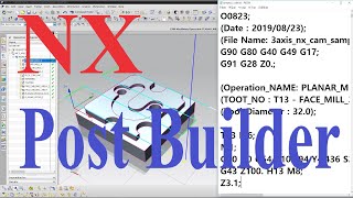 NX CAM  How to Create Customized Mill 3axis Fanuc post with NX POST BUILDER amp TCL 1 [upl. by Mosira]