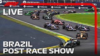 LIVE Sao Paulo Grand Prix PostRace Show [upl. by Segalman]