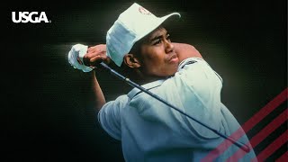 16YearOld Tiger Woods at the 1992 US Junior Amateur Championship [upl. by Stallworth]