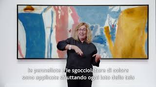 Sala 2  videoguida LIS  Helen Frankenthaler Dipingere senza regole [upl. by Marelda]