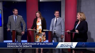 Orange County Supervisor of Elections Democratic Primary Debate Castor Dentel Helm Hodge Grund [upl. by Ahtar]