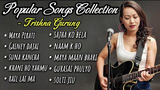 Trishna Gurung  Most Popular Songs Collection  Cover Lover [upl. by Ellevehc]