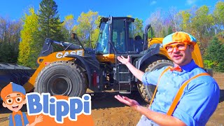 Blippi Explores a Digger  Kids Fun amp Educational Cartoons  Moonbug Play and Learn [upl. by Figueroa]