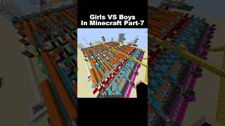 Girls VS Boys in Minecraft Part7 indiangamer hindigameplay minecraftfunny funny [upl. by Ydennek4]