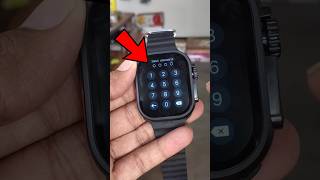 How to Set Password In T900 Ultra Smartwatch shorts [upl. by Nomihs887]