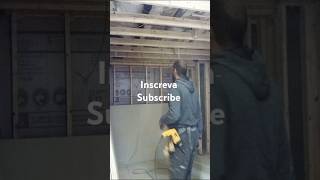 Subscribe lnstalling sheetrock 🇺🇸  Instalando drywall 🇺🇸 [upl. by Eve]