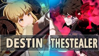 GBVSR🔥Destin Anila Vs The Stealer Avatar Belial🔥 High Level Gameplay [upl. by Aynotan]