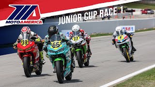 Junior Cup Race 1 at Road Atlanta 2024  FULL RACE  MotoAmerica [upl. by Innig]