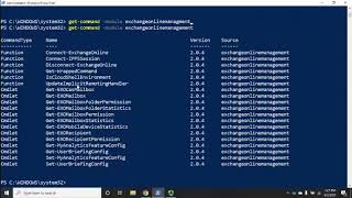 Connecting to Exchange Online in PowerShell [upl. by Hebel3]