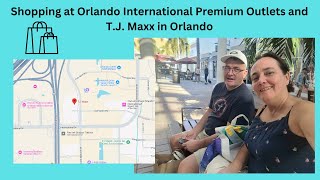 Shopping at Orlando International Premium Outlets and TJ Maxx in Orlando [upl. by Lalittah404]