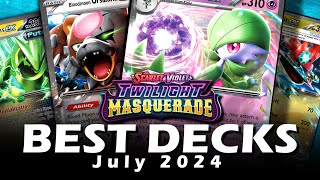 Top 10 Meta Decks in Pokémon TCG July 2024 [upl. by Ardnasil67]