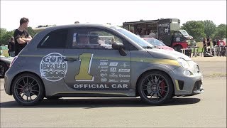 Abarth 695 Biposto Onboard Lap at Top Gear Track [upl. by Ysnil]