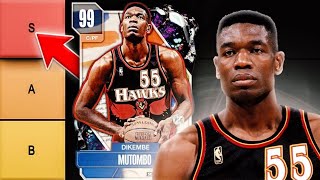 BEST CENTERS TIER LIST NBA 2K24 MyTEAM [upl. by Eastlake]