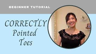 How to Point Your Toes and not curl  Ballet Technique [upl. by Yasmeen]